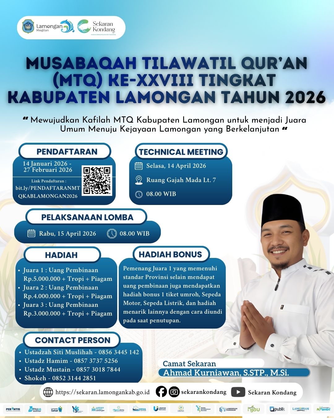 Foto: MUSABAQAH TILAWATIL QUR'AN (MTQ) KE-XXVIII TINGKAT KABUPATEN LAMONGAN TAHUN 2026