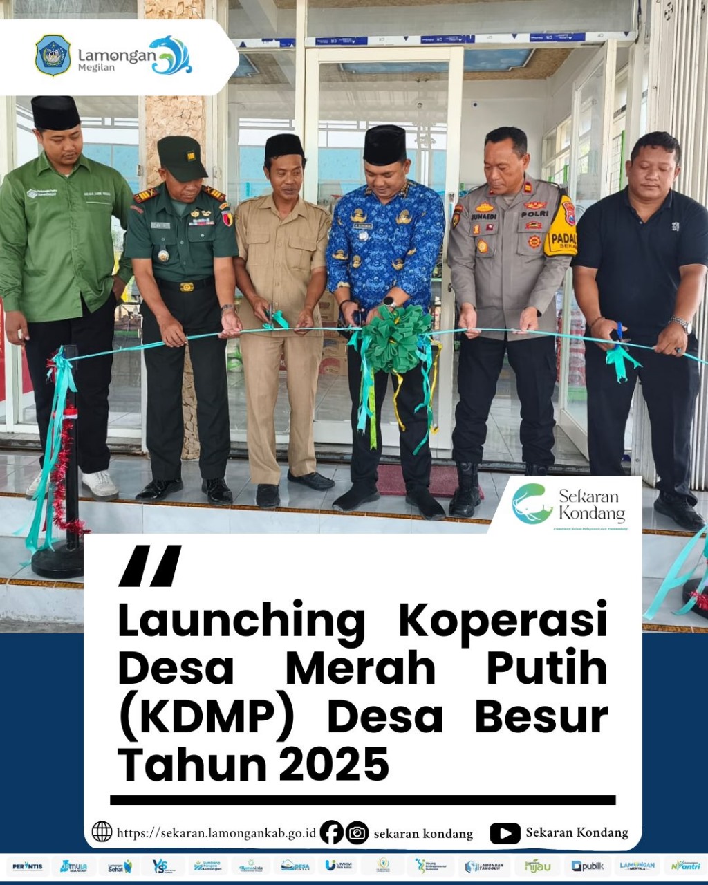 Foto: LAUNCHING KOPERASI DESA MERAH PUTIH (KDMP) DESA BESUR TAHUN 2025