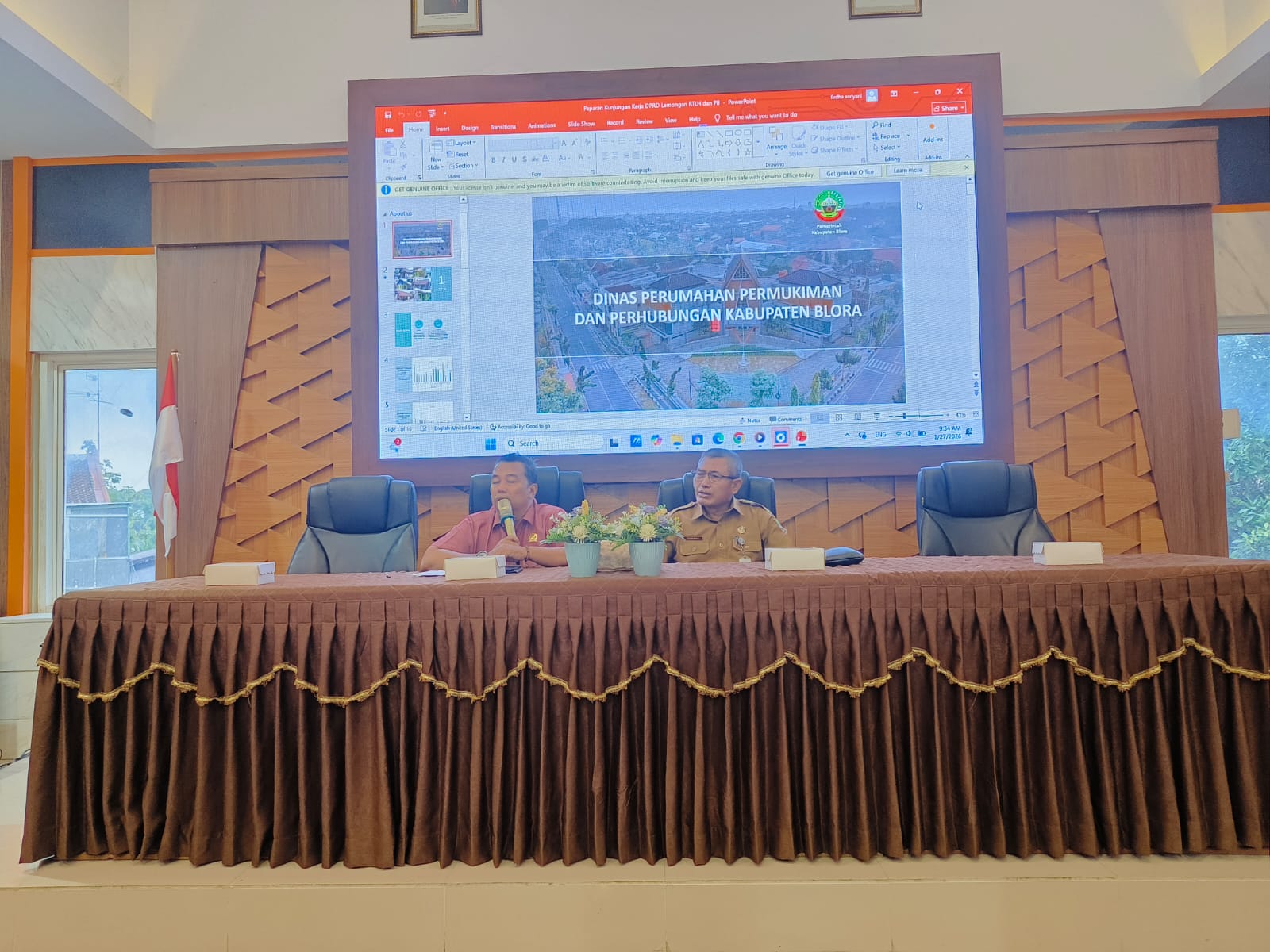 Komisi C DPRD Lamongan Ke Dinas Perumahan, Pemukiman dan Perhubungan Kabupaten Blora Jawa Tengah