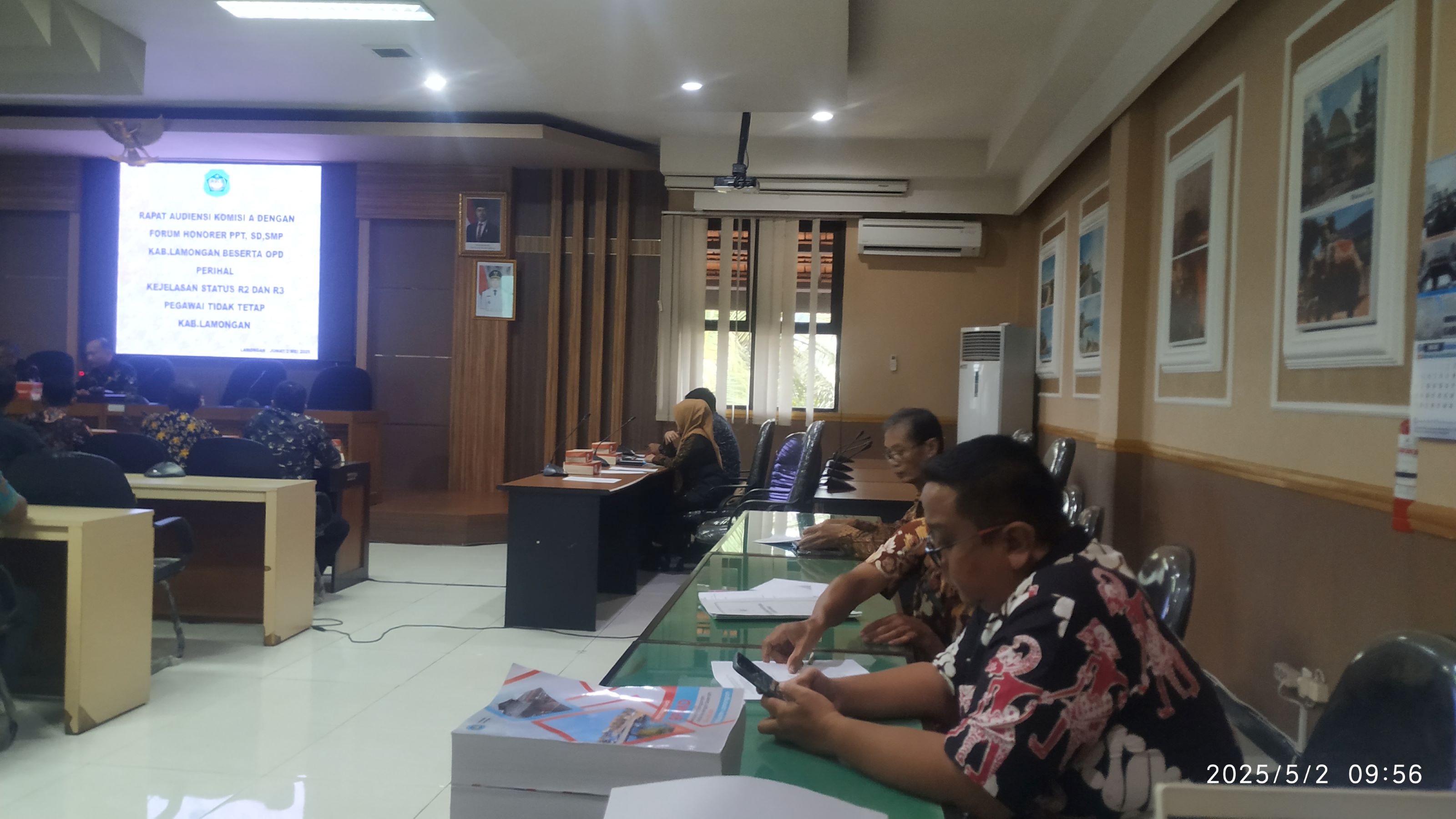 Rapat Audiensi dengan Forum Guru Honorer Kab.Lamongan