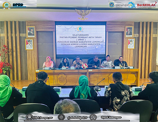 Foto: Ikatan Pejabat Pembuat Akta Tanah (IPPAT) dengan Komisi A