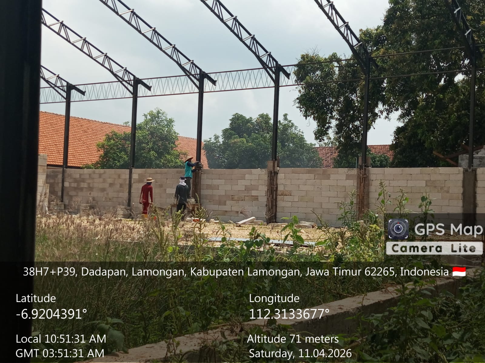 Foto: PROGRES PEMBANGUNAN KDMP DESA DADAPAN SABTU 11 APRIL 2026