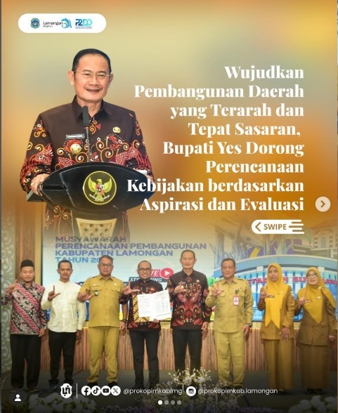 Foto: Wujudkan Pembangunan Daerah yang Terarah dan Tepat Sasaran, Bupati Yes Dorong Perencanaan Kebijakan berdasarkan Aspirasi dan Evaluasi