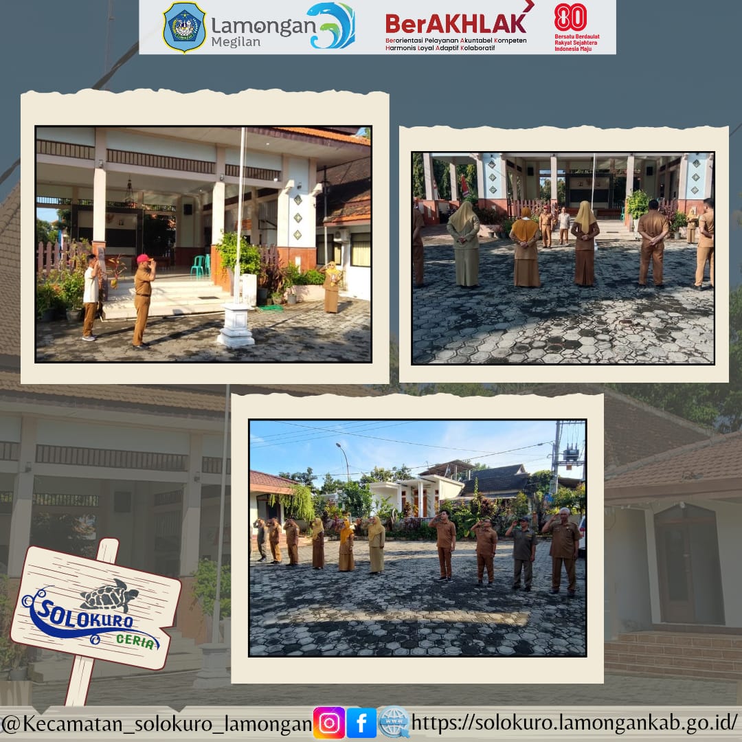 Foto: APEL PAGI PERSONIL KECAMATAN SOLOKURO HARI SENIN 04 AGUSTUS 2025