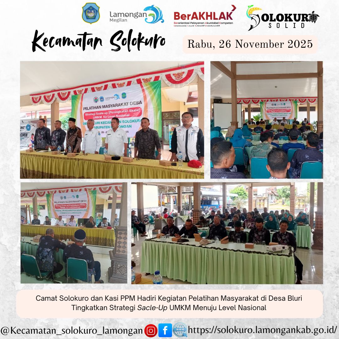 Foto: PELATIHAN MASYARAKAT DESA BLURI TINGKATKAN STRATEGI SCALE-UP UMKM MENUJU LEVEL NASIONAL