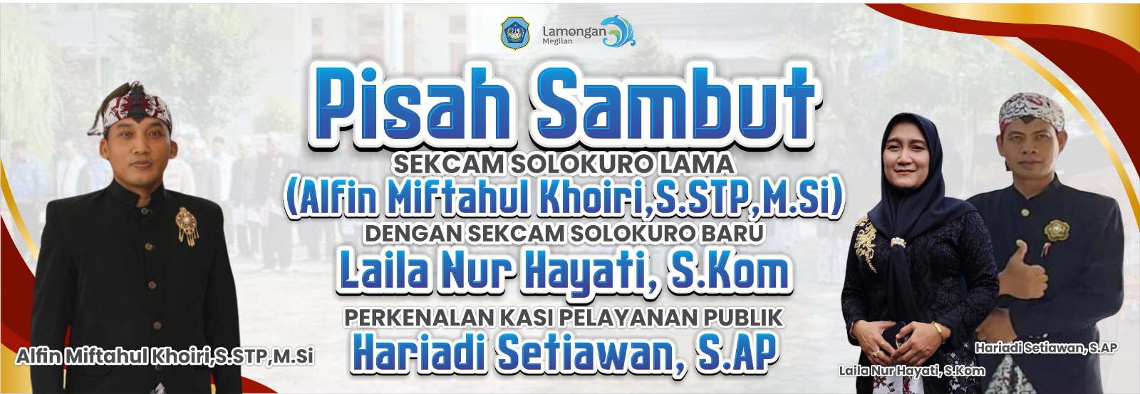 Foto: AGENDA PISAH SAMBUT SEKCAM SOLOKURO DAN PENGENALAN KASI PELAYANAN PUBLIK