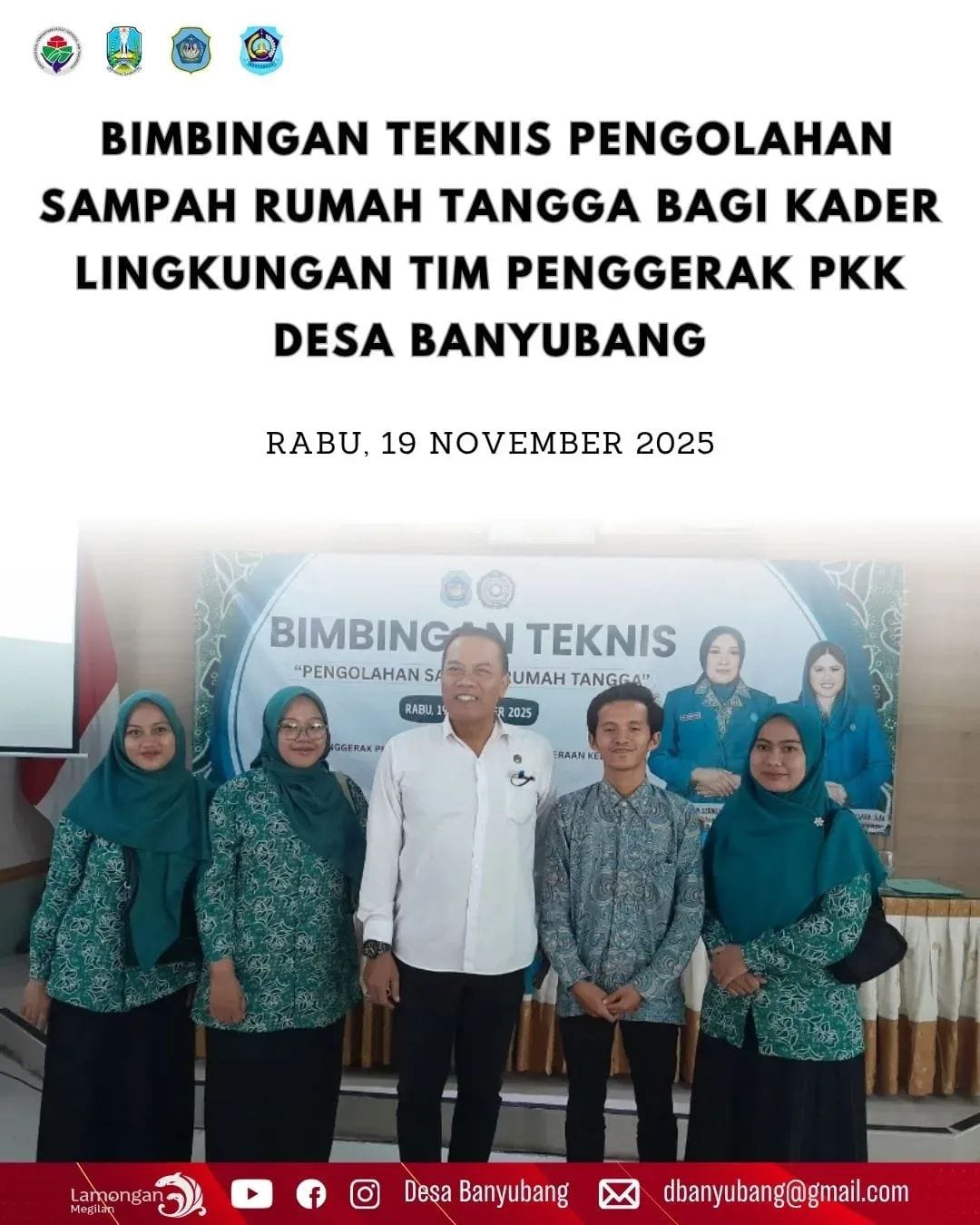 Foto: TP PKK DESA BANYUBANG MENGADAKAN BIMBINGAN TEKNIS PENGELOLAAN SAMPAH