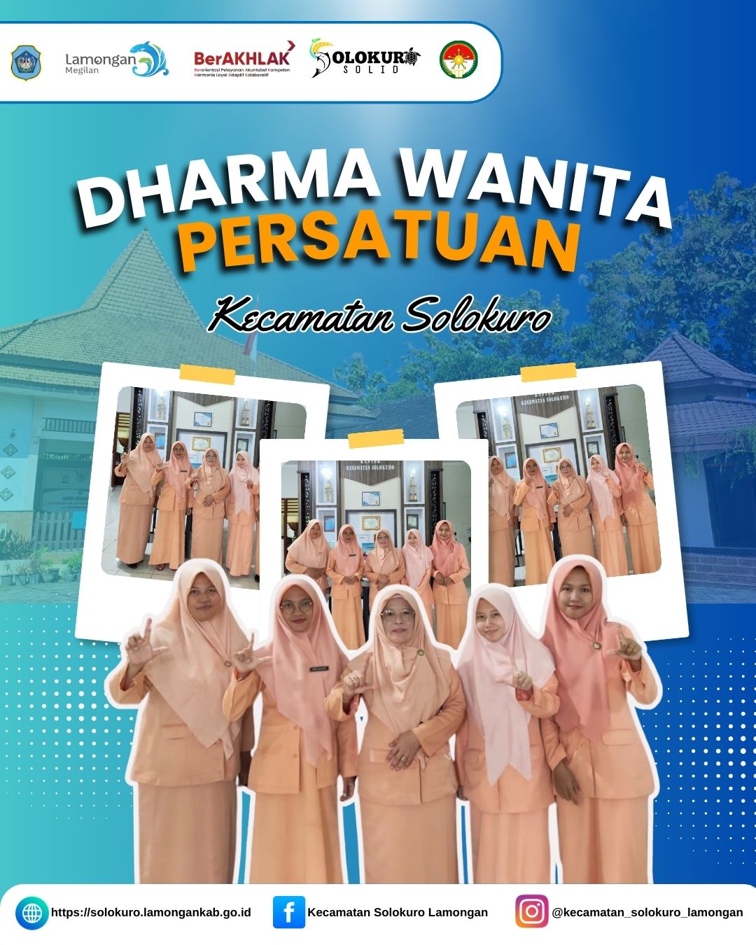 Foto: ANGGOTA DHARMA WANITA PERSATUAN KECAMATAN SOLOKURO