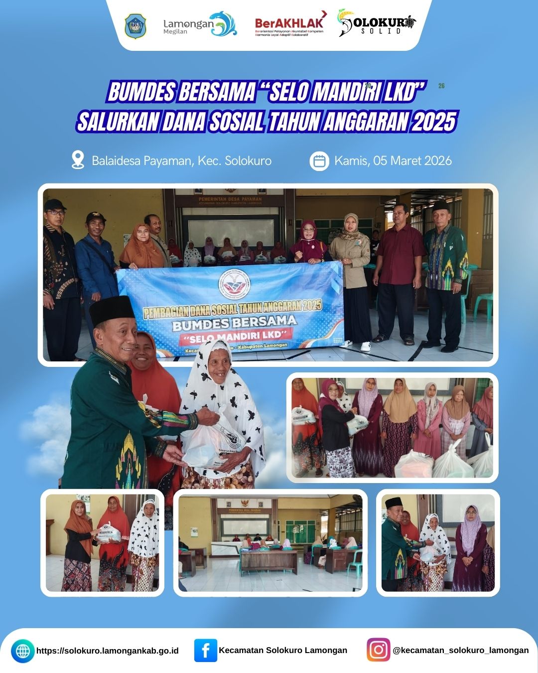 Foto: BUMDES BERSAMA “SELO MANDIRI LKD” SALURKAN DANA SOSIAL TAHUN ANGGARAN 2025