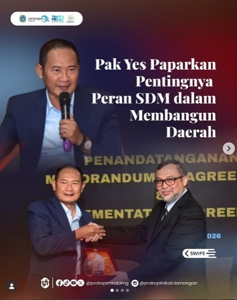 Foto: PAK YES PAPARKAN PENTINGNYA PERAN SDM DALAM MEMBANGUN DAERAH