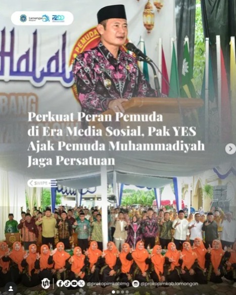 Foto: Perkuat Peran Pemuda di Era Media Sosial, Pak YES Ajak Pemuda Muhammadiyah Jaga Persatuan