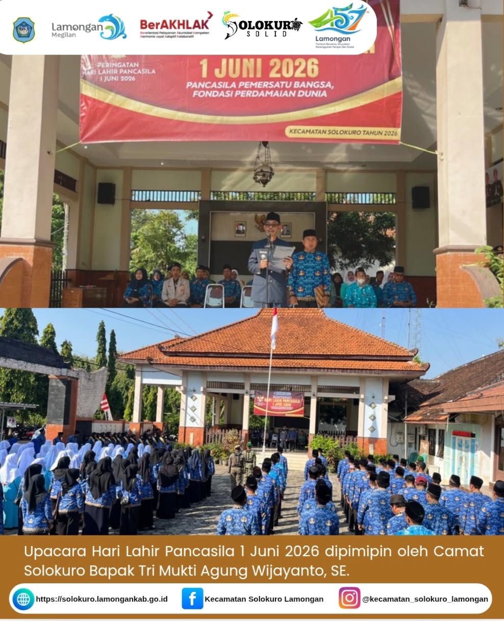 Foto: UPACARA PERINGATAN HARI LAHIR PANCASILA BERLANGSUNG KHIDMAD