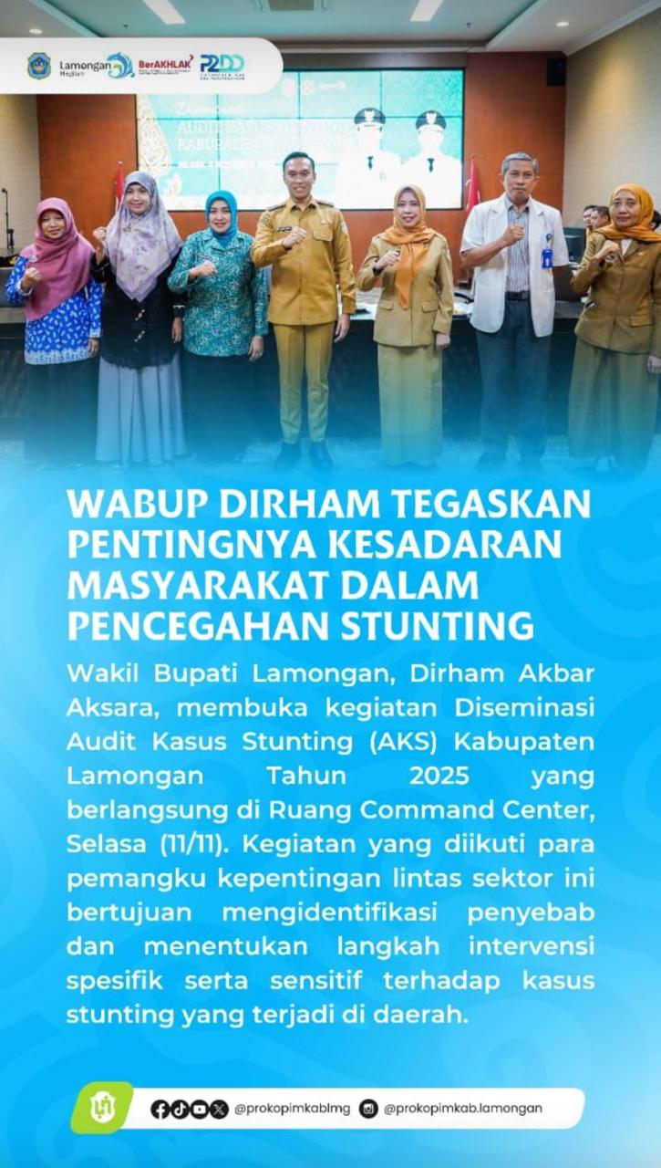 Foto: WABUB TEGASKAN PENTINGNYA KESADARAN MASYARAKAT DALAM PENCEGAHAN STUNTIN