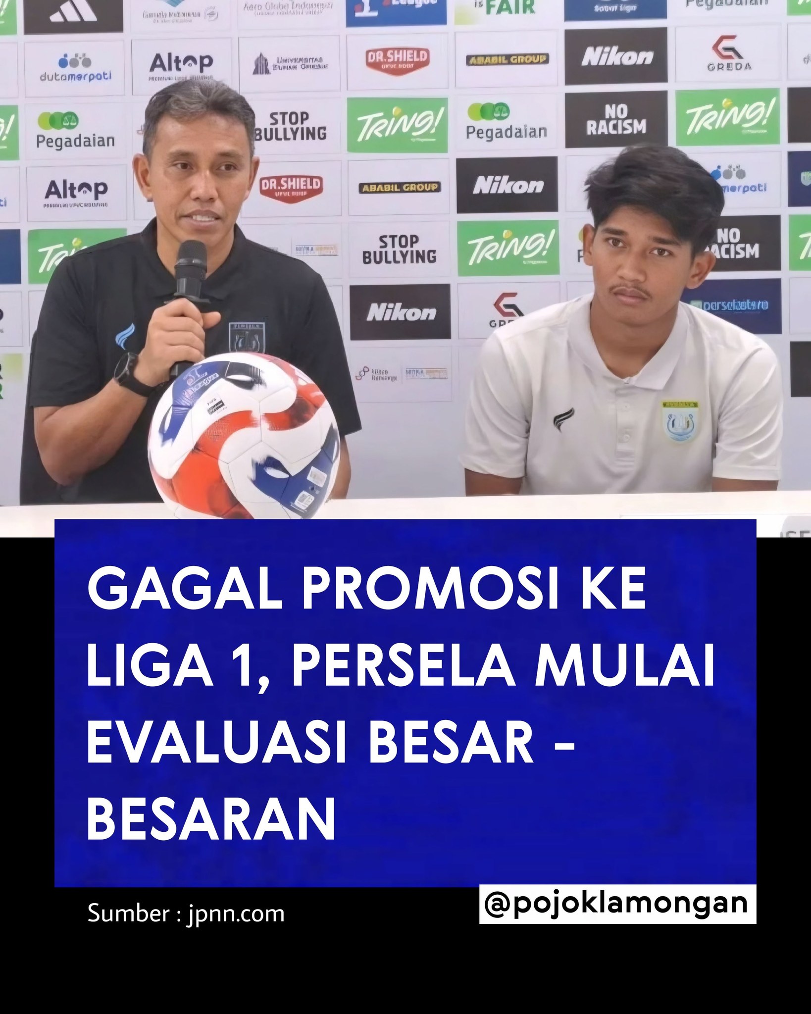 Foto: SEMOGA MUSIM DEPAN LOLOS KE LIGA 1 PERSELAKU