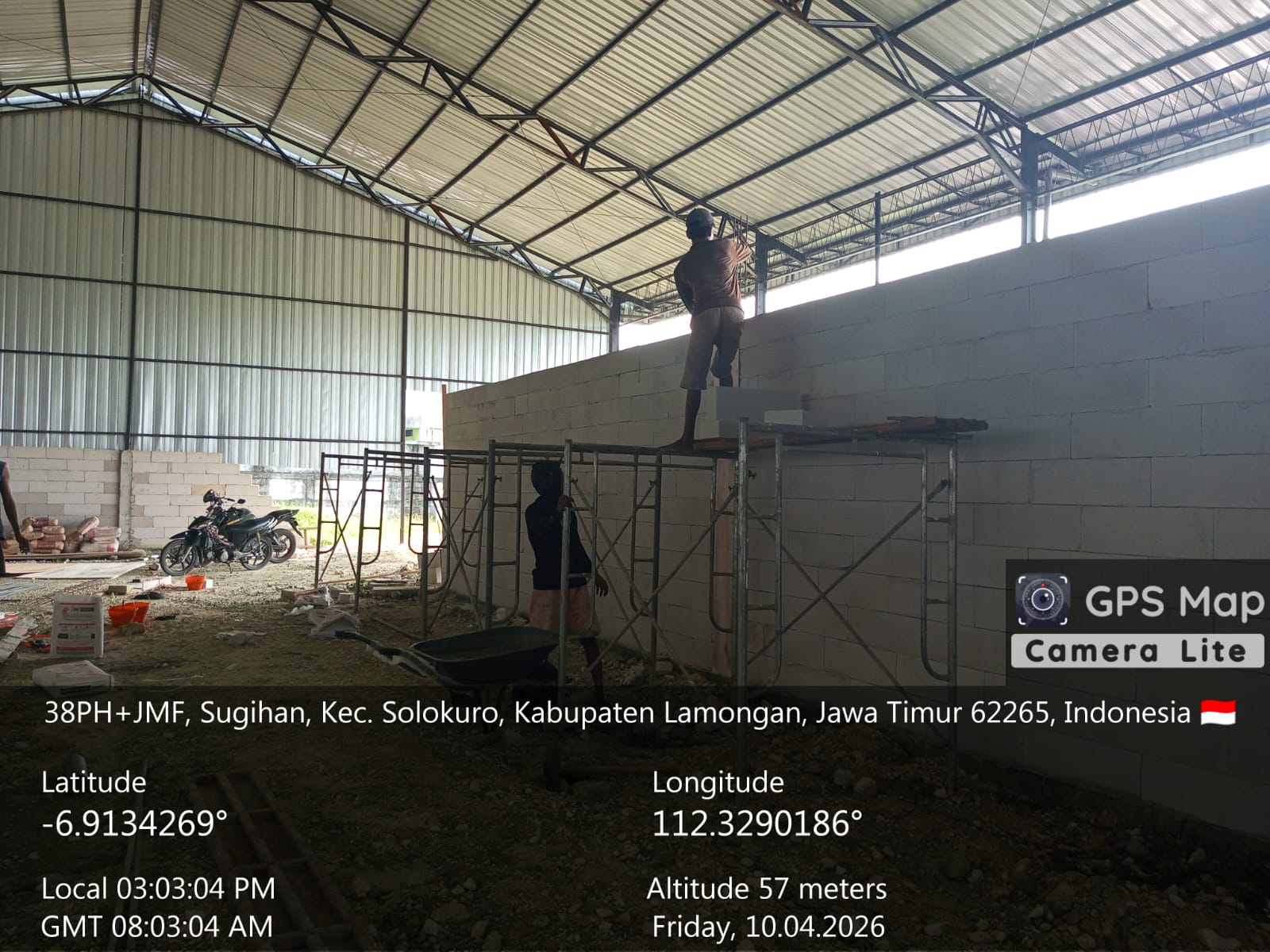 Foto: PROGRES PEMBANGUNAN KDMP DESA SUGIHAN 10 APRIL 2026