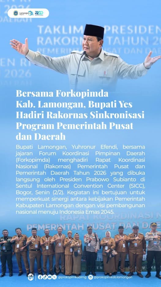 Foto: BUPATI IKUTI RAKORNAS SINKRONISASI PROGRAM PEMERINTAH PUSAT DAN DAERAH