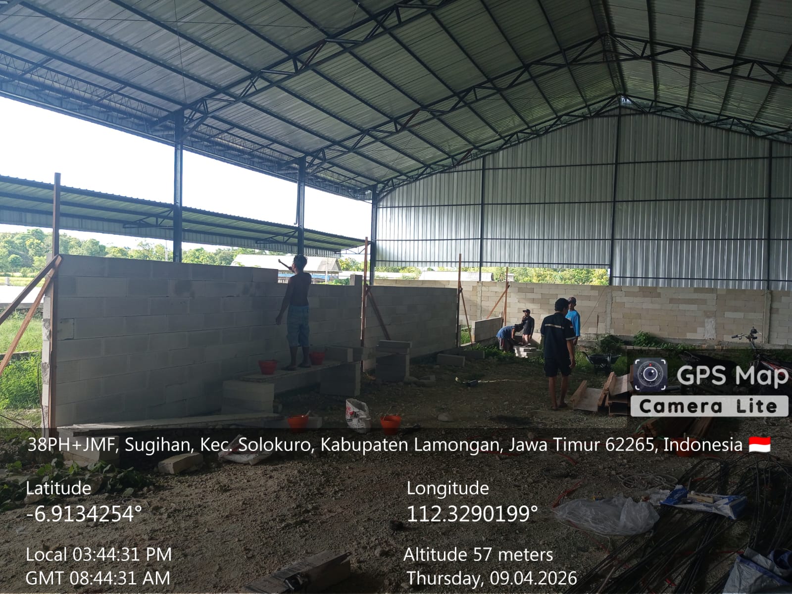 Foto: PROGRES PEMBANGUNAN KDMP DESA DADAPAN KAMIS 09 APRIL 2026