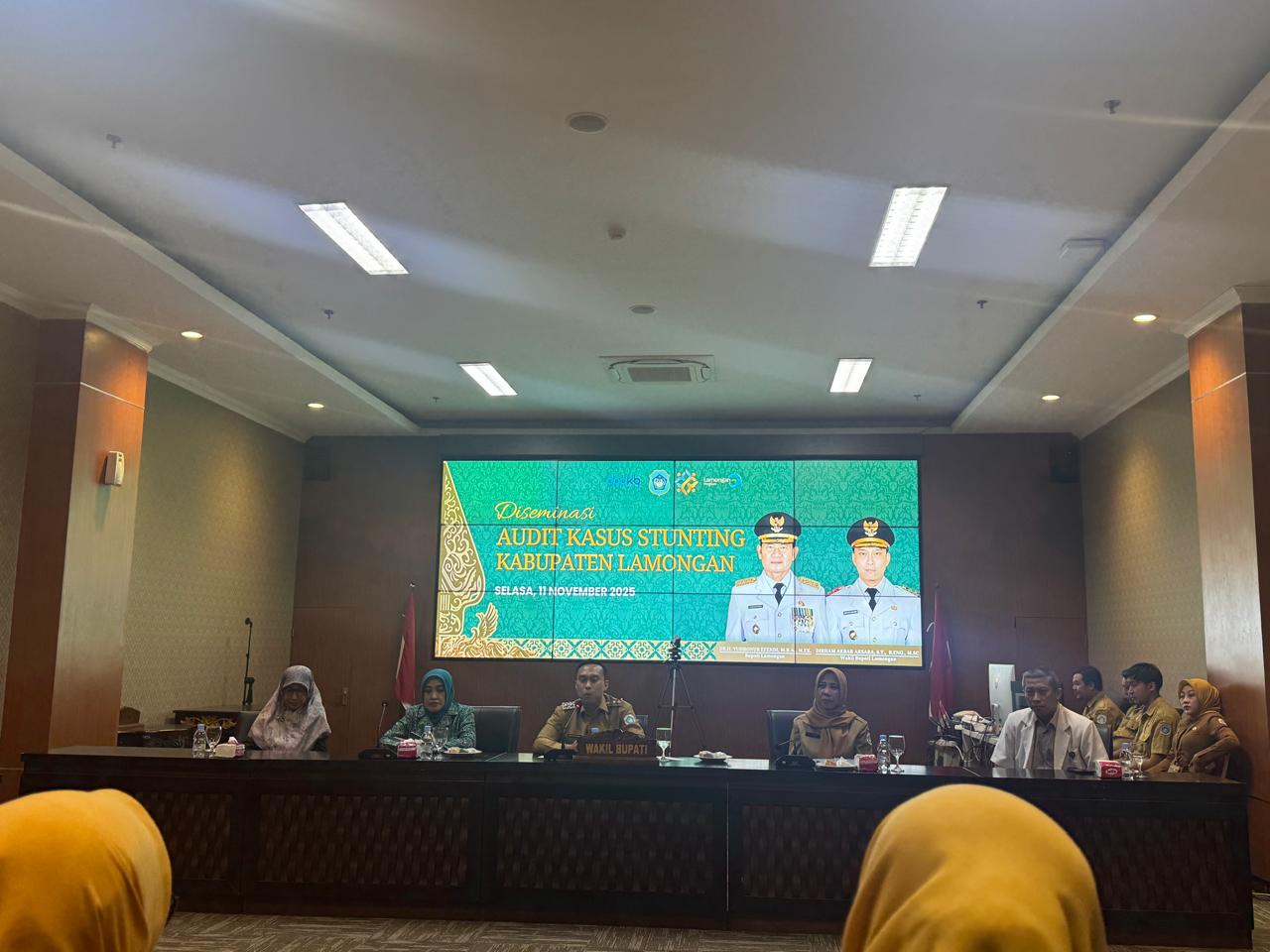 Foto: SEKCAM MENGHADIRI DISEMINASI AUDIT KASUS STUNTING DI KABUPATEN LAMONGAN