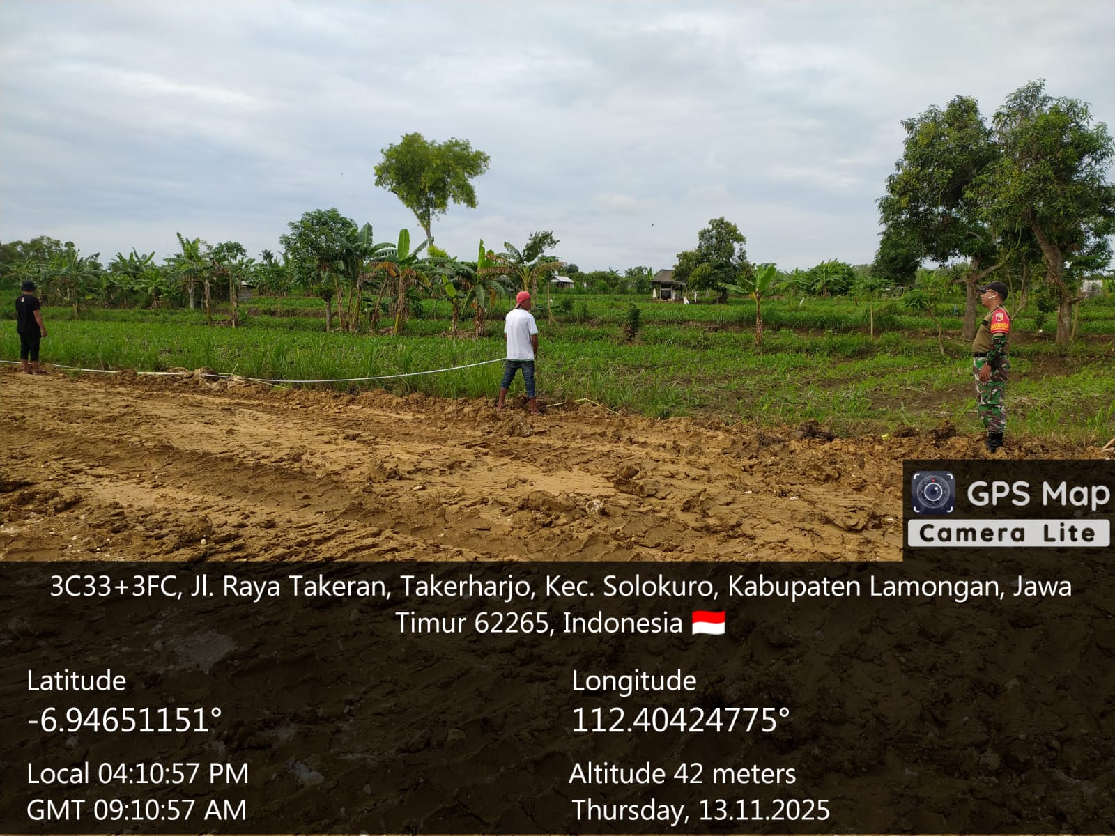 Foto: PEMBUKAAN LAHAN PEMBANGUNA KDMP DESA TAKERHARJO