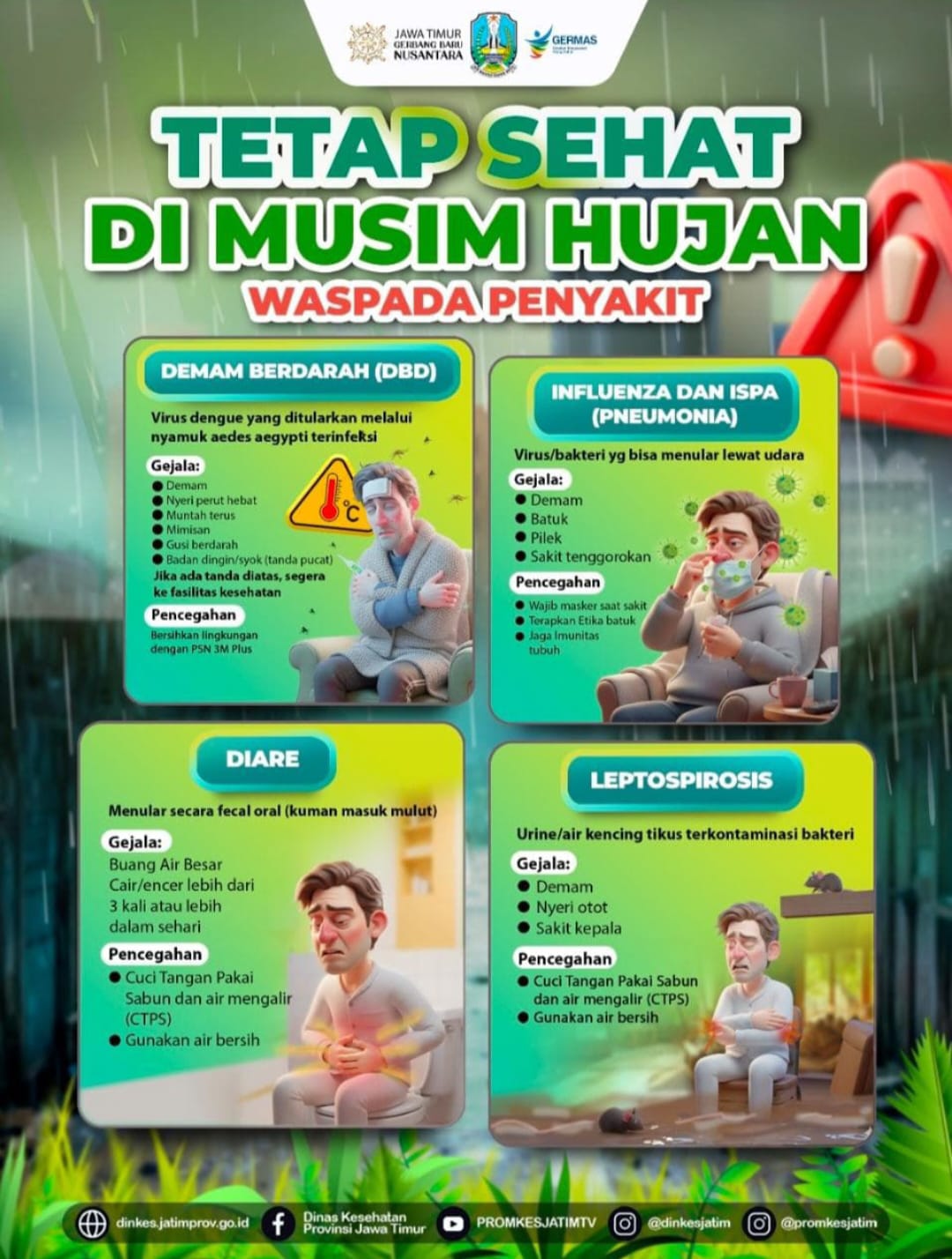 Foto: TETAP SEHAT DI MUSIM HUJAN IKUTI PANDUAN INI