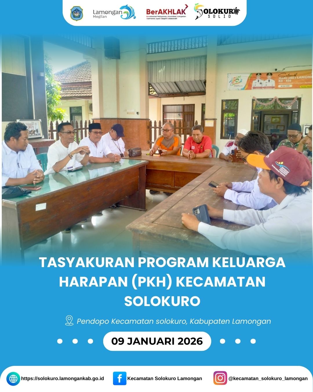 Foto: TASYAKURAN PROGRAM KELUARGA HARAPAN (PKH) KECAMATAN SOLOKURO