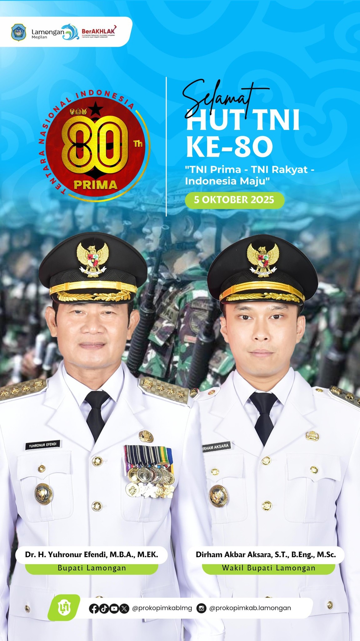Foto: SELAMAT HUT TNI KE 80