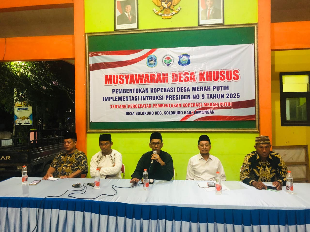 MUSDES KHUSUS PEMBENTUKAN KOPERASI DESA MERAH PUTIH DI KECAMATAN SOLOKURO