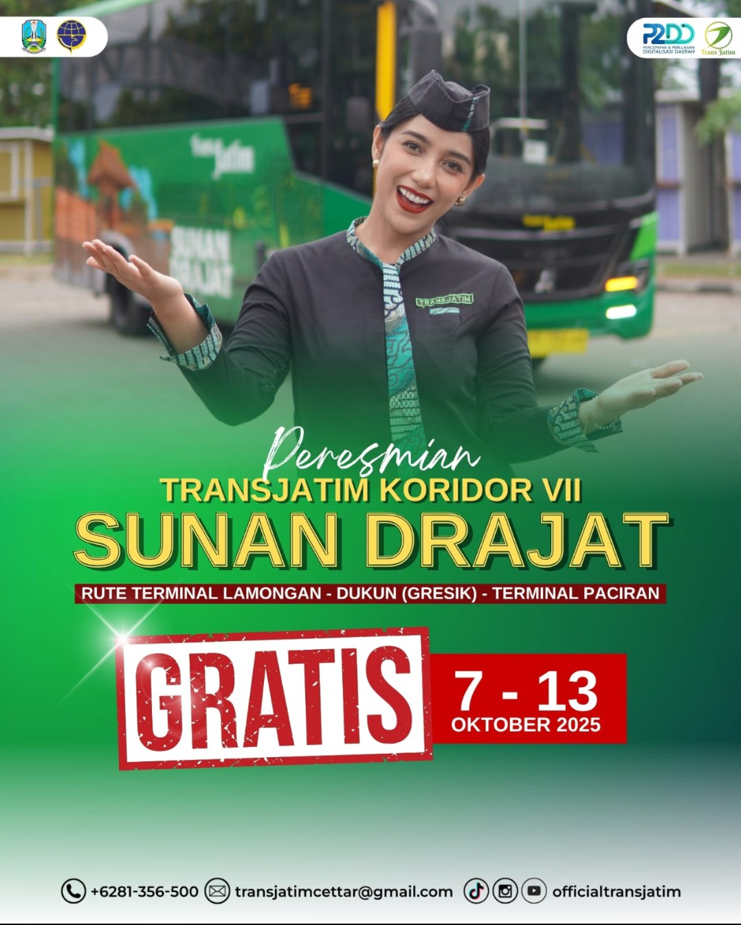 Foto: TRANS JATIM KORIDOR 7 RESMI BEROPERASI