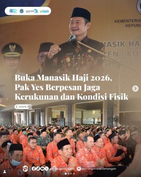 Foto: Buka Manasik Haji 2026, Pak Yes Berpesan Jaga Kerukunan dan Kondisi Fisik