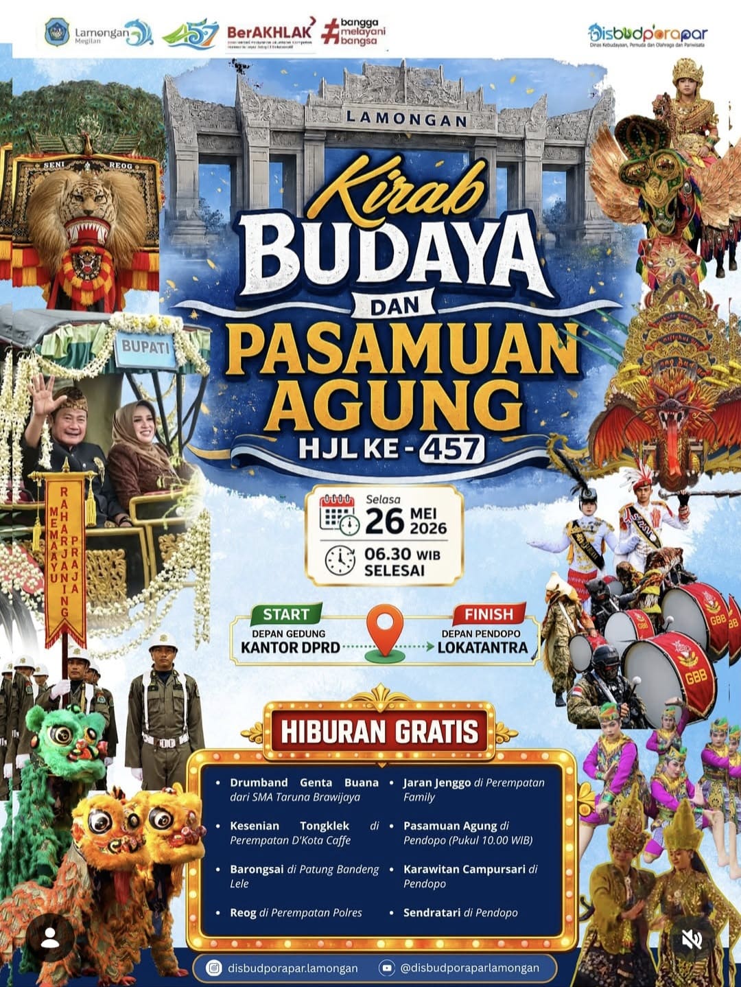 Foto: KIRAB BUDAYA DAN PASAMUAN AGUNG HJL KE-457
