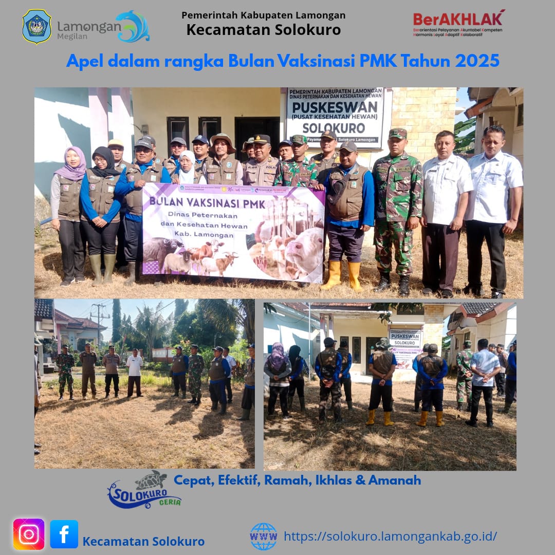 Foto: APEL PELAKSANAAN BULAN VAKSIN PMK TAHUN 2025