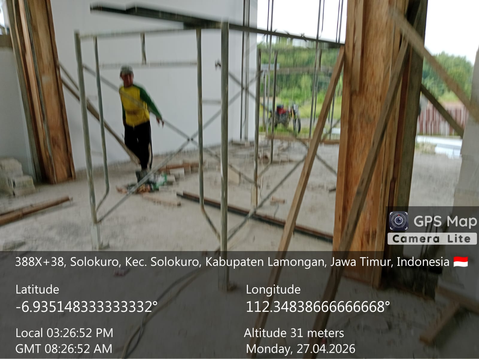 Foto: Progres Pembangunan Gerai KDKMP Desa Payaman Senin 27 April 2026