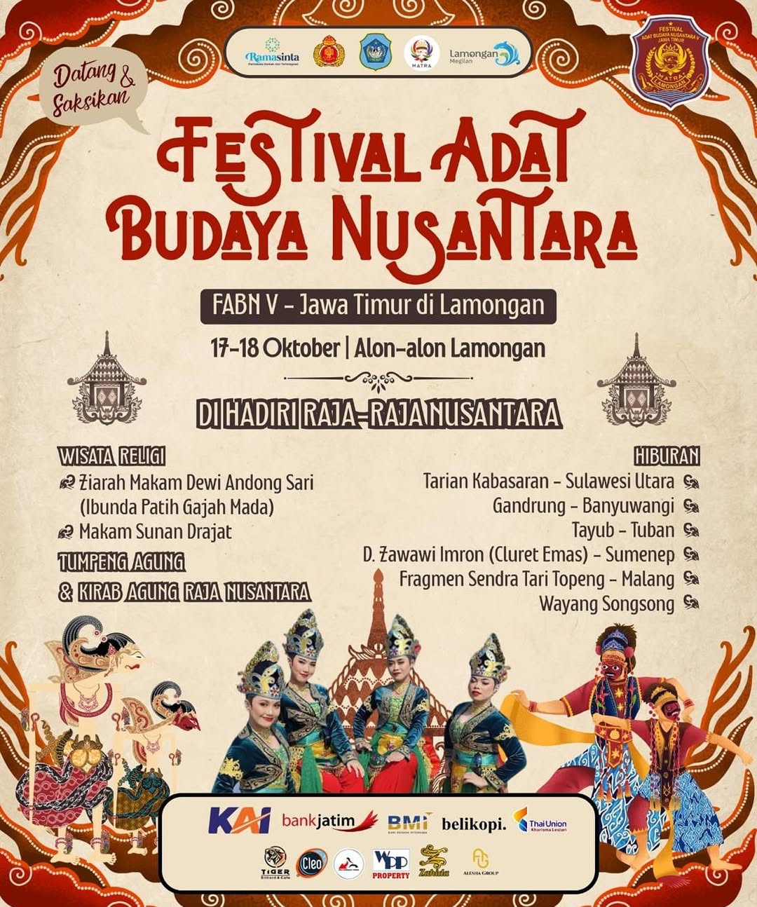 Foto: FESTIFAL ADAT BIDAYA NUSANTARA TAHUN 2025