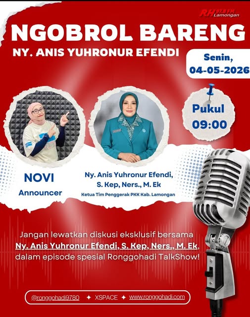 Foto: PENDENGAR RADIO RONGGOHADI BISA IKUT NGOBROL BARENG NY ANIS YUHRONUR EFENDI