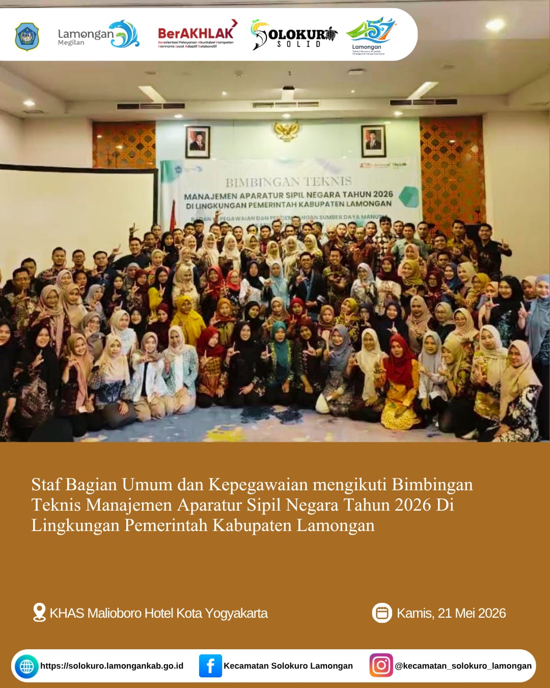 Foto: BIMBINGAN TEKNIS MANAJEMEN APARATUR SIPIL NEGARA TAHUN 2026