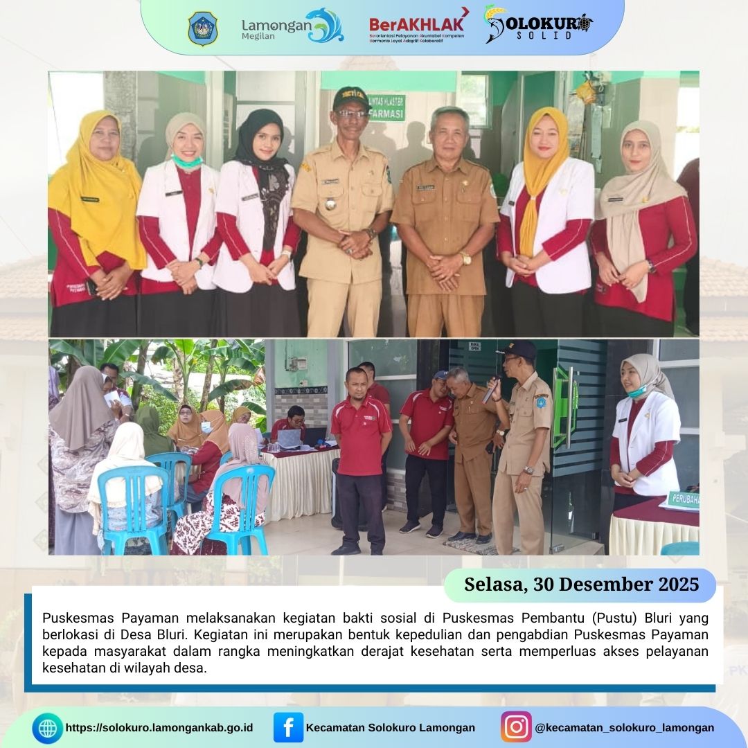 Foto: PUSKESMAS PAYAMAN GELAR KEGIATAN BAKTI SOSIAL DI PUSTU BLURI