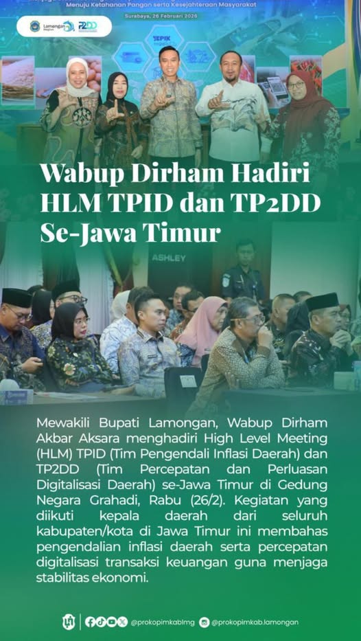 Foto: WABUB HADIRI HLM TPID DAN TP2DD SE JATIM
