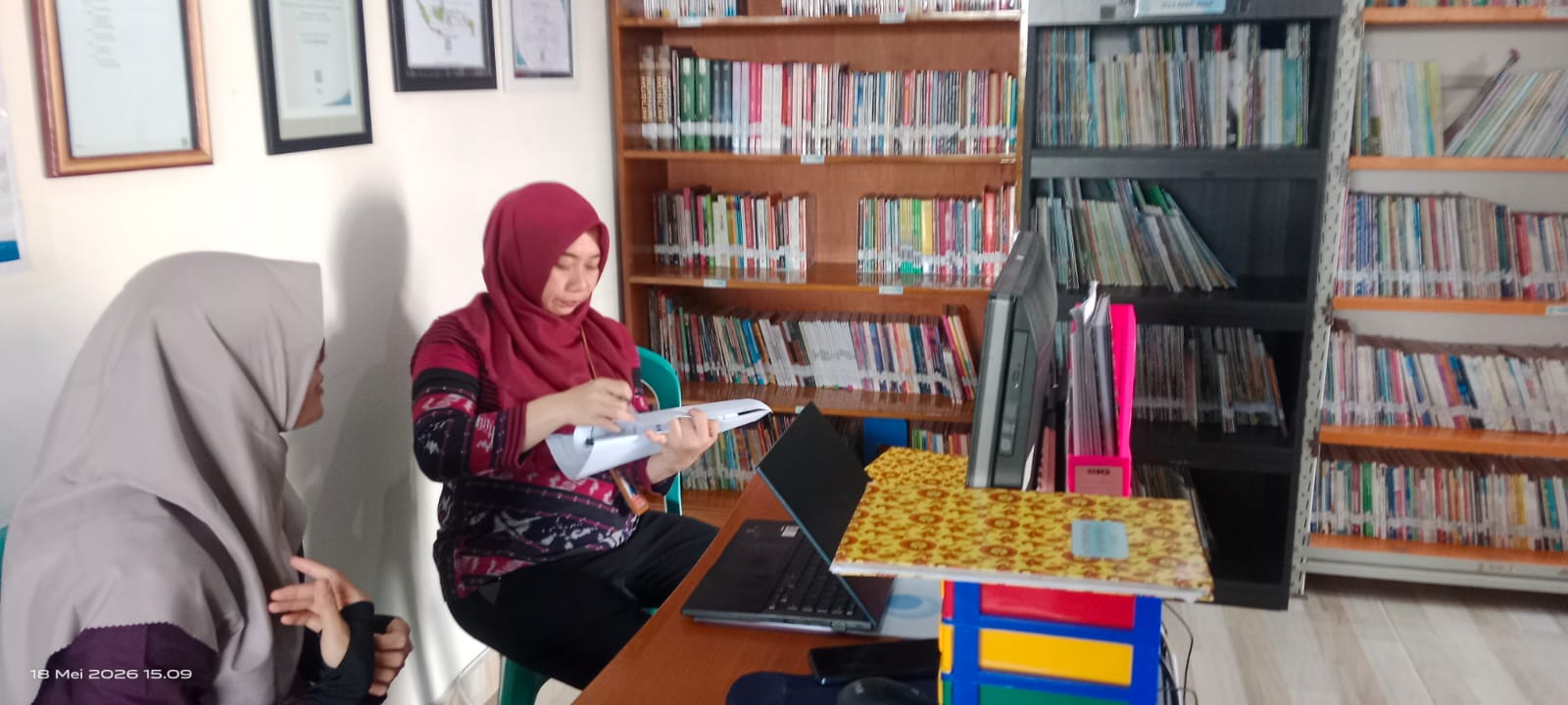 Foto: PENILAIAN PERPUSTAKAAN TINGKAT KABUPATEN DI DESA DAGAN
