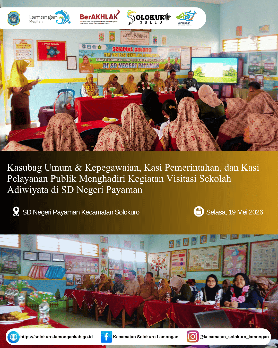 Foto: VISITASI SEKOLAH ADIWIYATA DI SD NEGERI PAYAMAN