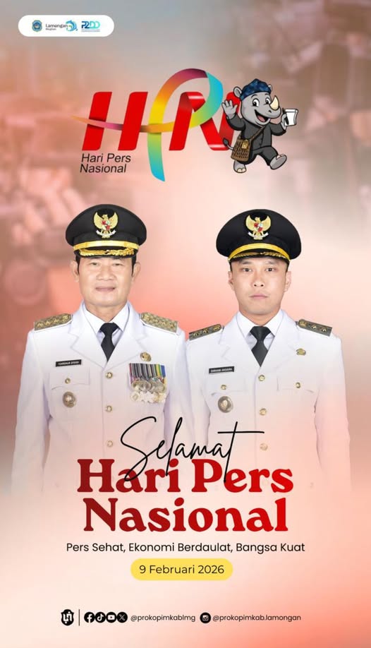 Foto: PEMKAB LAMONGAN MENGUCAPKAN HARI PERS NASIONAL