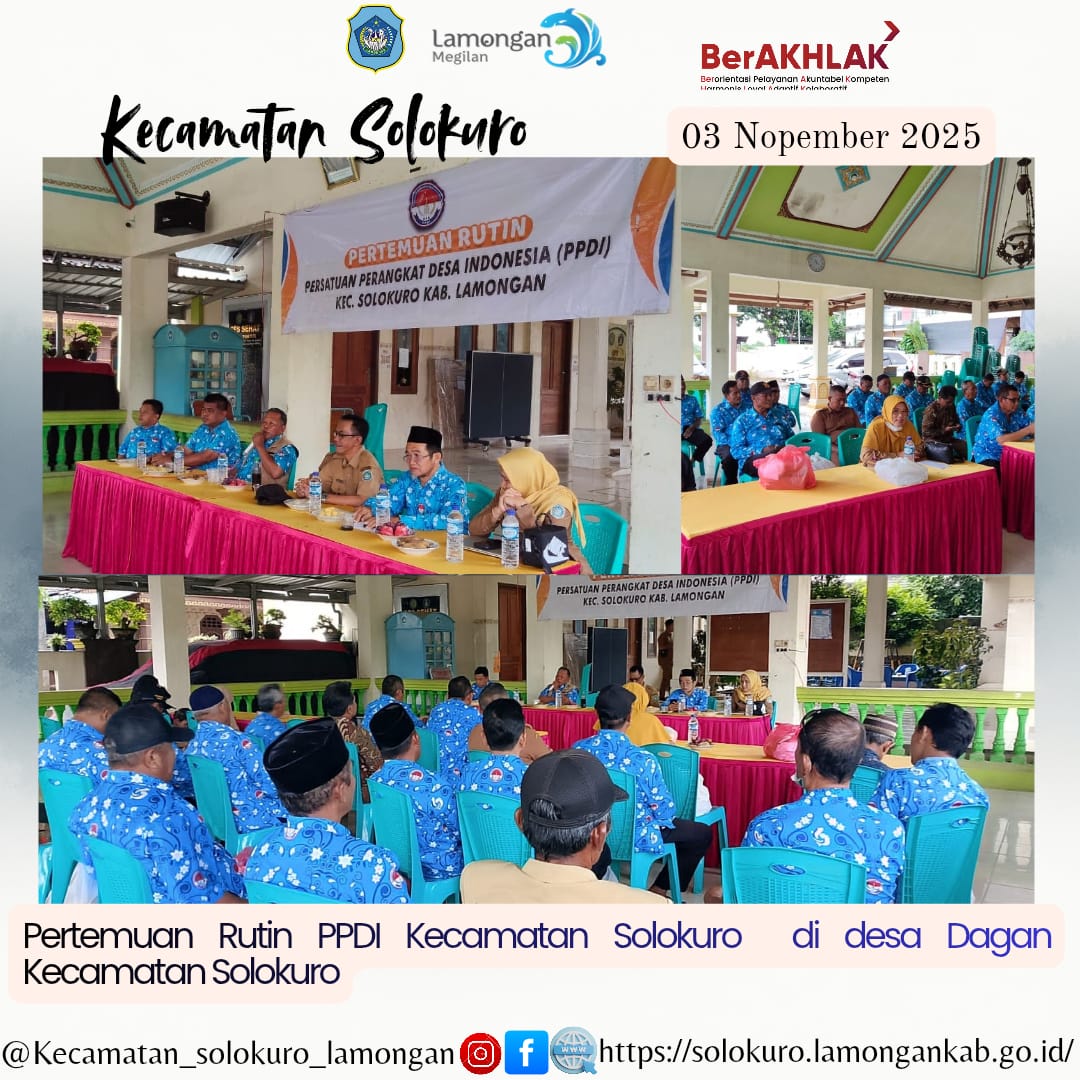Foto: PERTEMUAN RUTIN PPDI KECAMATAN SOLOKURO DI DESA DAGAN