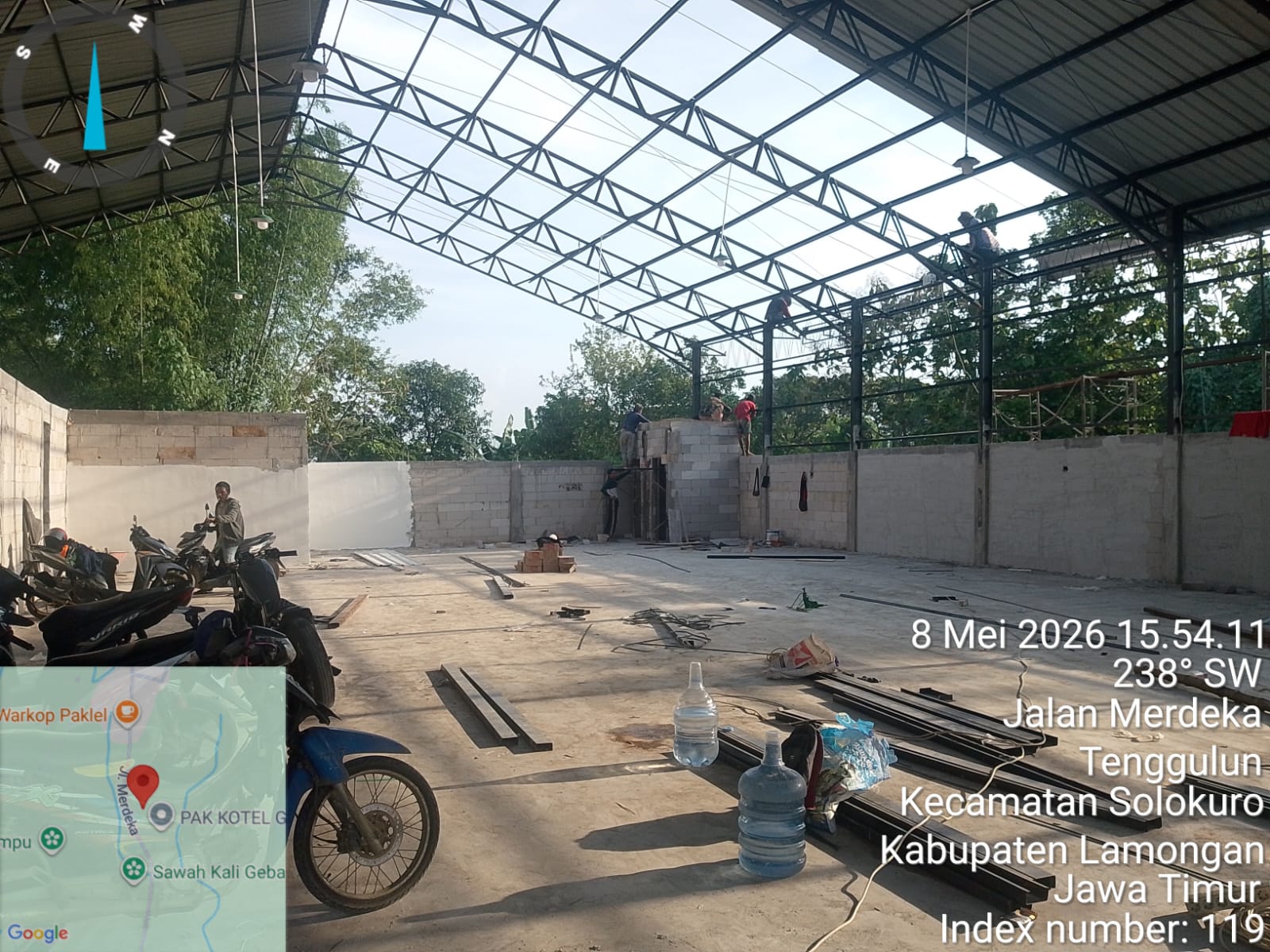 Foto: PROGRES PEMBANGUNAN GERAI KDMP DESA TENGGULUN JUM'AT 08 MEI 2026