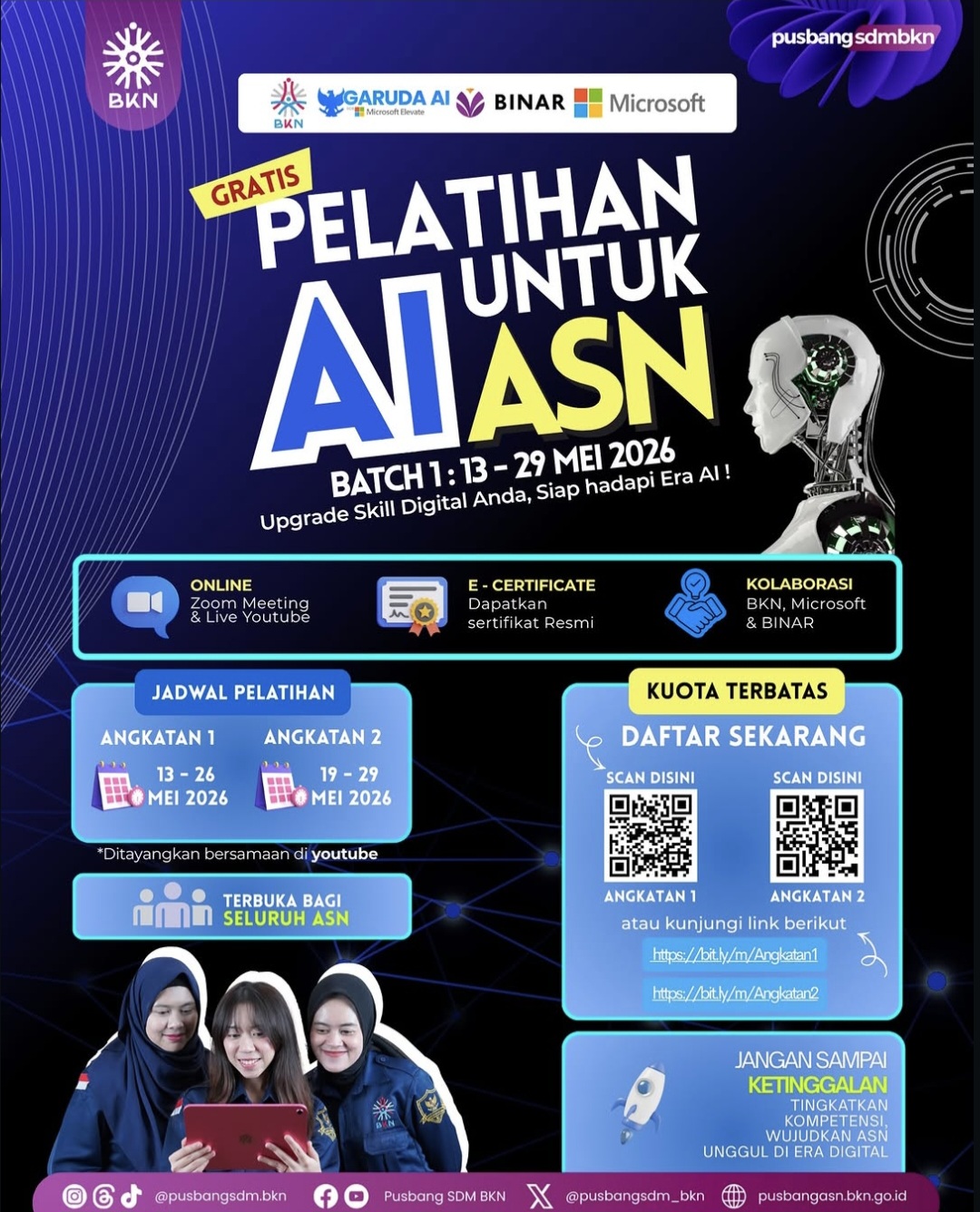 Foto: PELATIHAN AI UNTUK ASN GRATIISSS!!