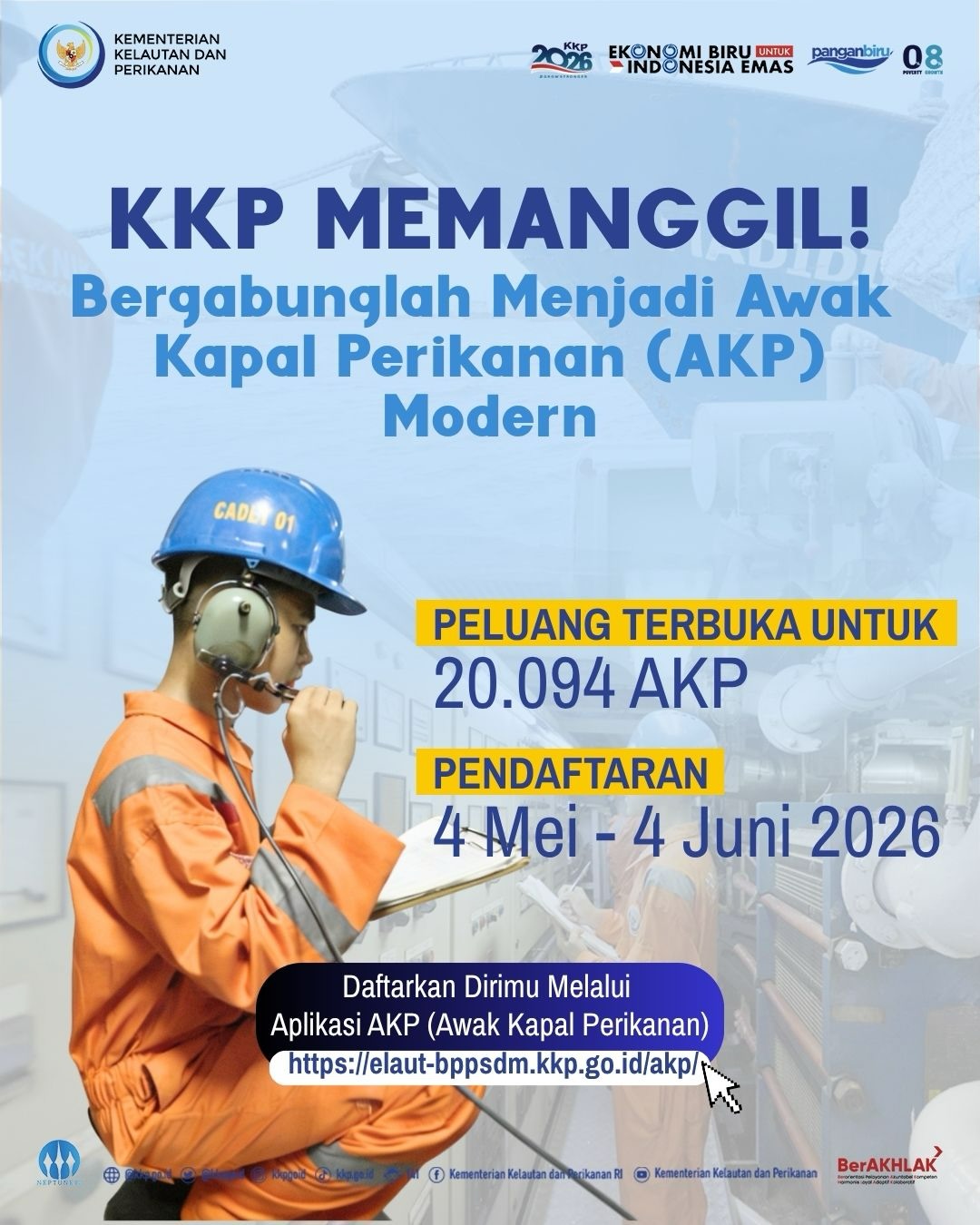 Foto: BERGABUNGLAH MENJADI AWAK KAPAL PERIKANAN AKP MODERN