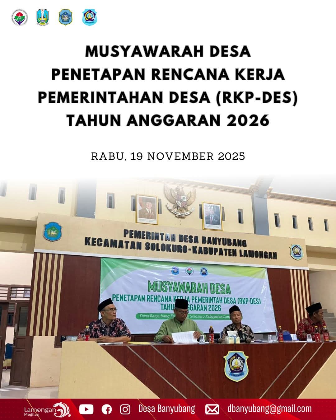 Foto: MUSDES PENETAPAN RENCANA KERJA PEMDES (RKP DES) BANYUBANG TAHUN ANGGARAN 2026