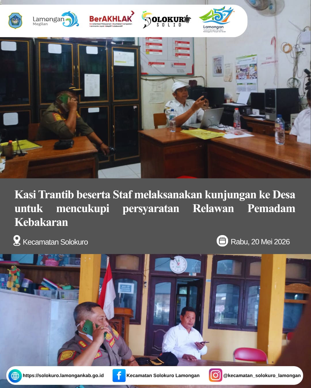 Foto: Pemenuhan persyaratan pembentukan Relawan Pemadam Kebakaran Desa