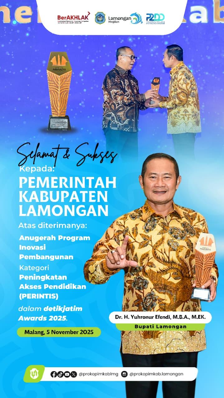 Foto: BUPATI YES MENDAPAT PENGHARGAAN PENINGKATAN AKSES PENDIDIKAN