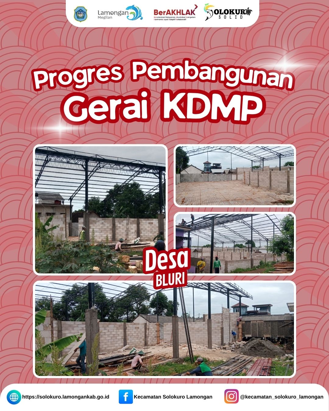 Foto: PROGRES PEMBANGUNAN GERAI KDMP DESA BLURI TERUS BERJALAN