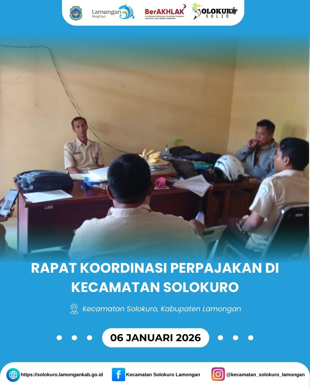 Foto: RAPAT KOORDINASI PERPAJAKAN DI KECAMATAN SOLOKURO