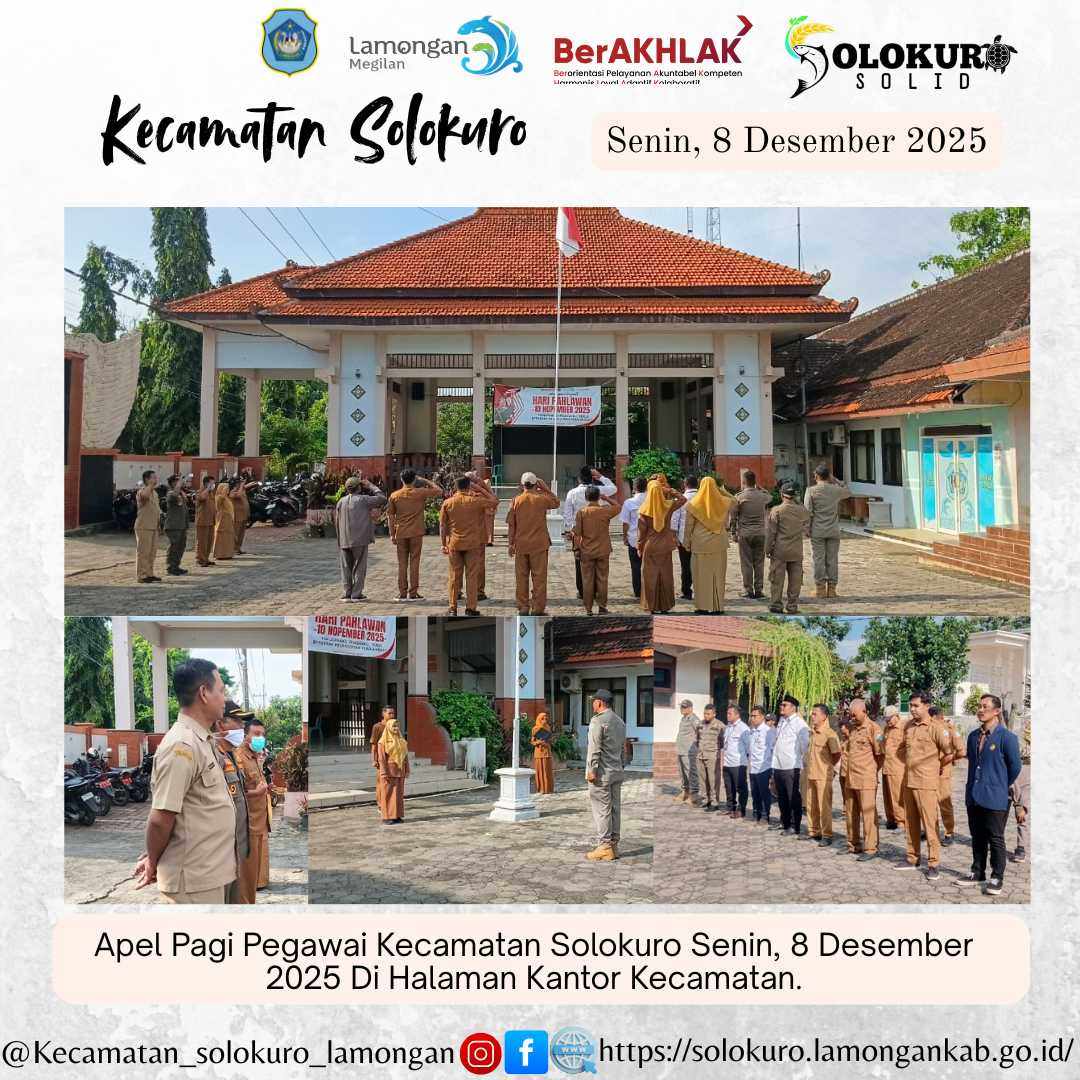 Foto: APEL PAGI PEGAWAI KECAMATAN SOLOKURO SENIN, 8 DESEMBER 2025